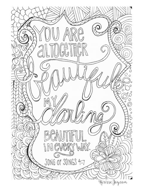 Collection of bible quote coloring pages (34). Free Christian Coloring Pages for Adults - Roundup ...