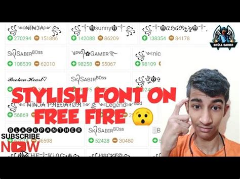 In one word, you can call this tool ff nickname generator. HOW TO ADD STYLISH FONT AND COOL LOGO'S FOR FREE FIRE ...