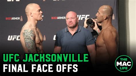 Edgar (main card) espn+ • es • ufc. UFC Jacksonville: Main Card Face Offs - YouTube