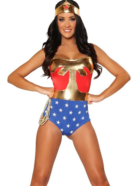 Blonde magdi in fullbody spandex catsuit. Wonder Woman Sexy Leotard Cosplay Costume 16091416 ...