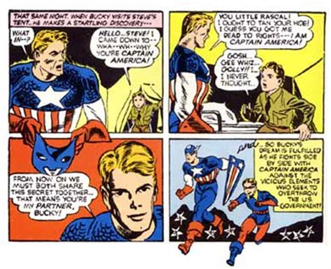 Just consult the history below; Joe Simon, Co-Creator of Captain America, Dead at 98 ...
