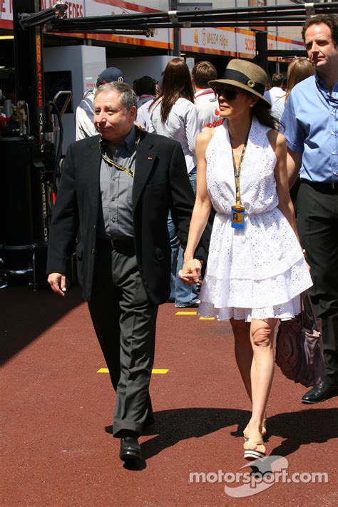 Ginevra molly ginny potter, geb. Jean Todt, FIA president and Michelle Yeoh, ex. James Bond ...