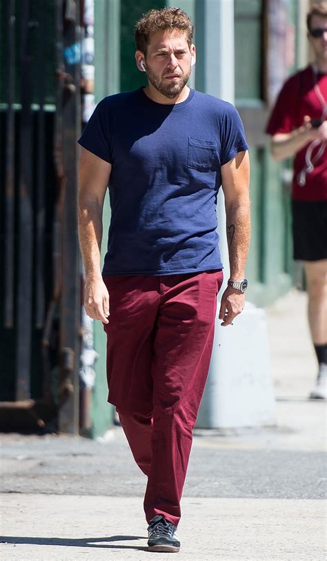 Protect jonah hill at all costs. Jonah Hill Walks Through NYC in Muscle-Baring T-Shirt ...