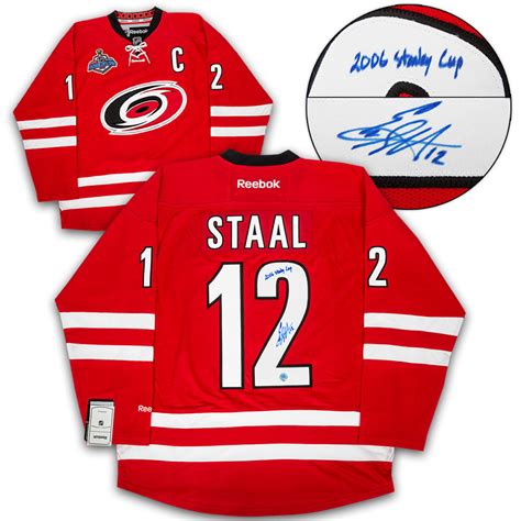 Whether you're looking for a donovan mitchell jersey or full jersey. Eric Staal Carolina Hurricanes Signed & Inscribed 2006 ...