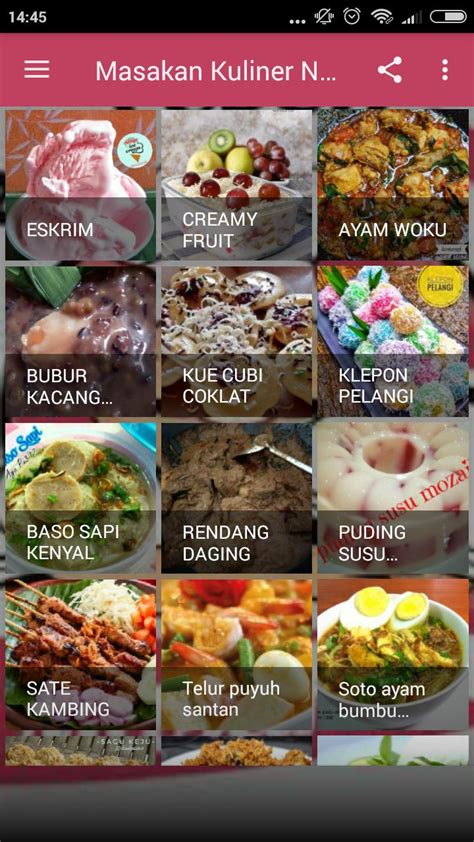 Makanan khas nusantara beserta asalnya dan keunikannya adalah cara membuatnya provinsi yang terkenal gambarnya jawa indonesia 10 makanan khas nusantara ini, pasti bikin kamu nagih terus. Masakan Kuliner Nusantara For Android Apk Download