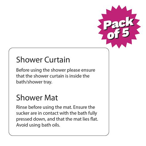 Choose best curtain accessories on newchic. Shower Curtain & Mat Sticker Pack