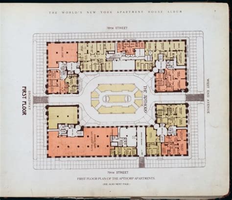 Office floor plan hotel floor plan house floor plans building plans building design apartment floor plans. 10 Elaborate Floor Plans from Pre-World War I New York ...