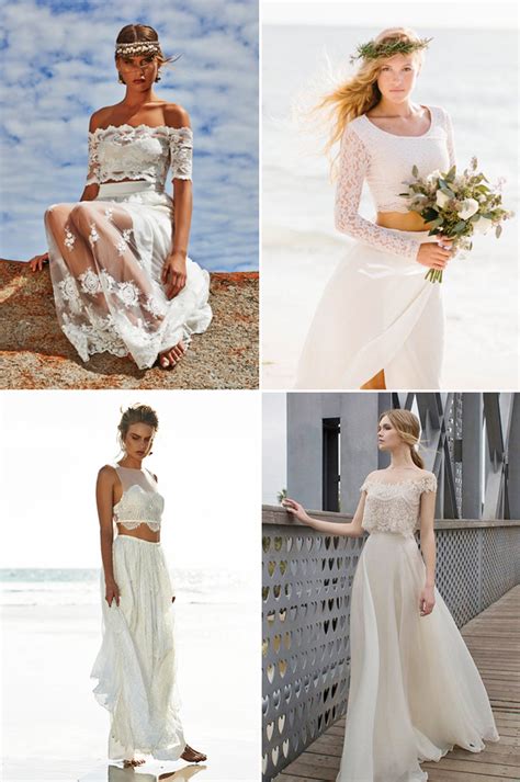 Well, even if you haven't, i guarantee that you will be after looking at these gorgeous two piece wedding dresses! Stunning Wedding Dresses With Two-Pieces Model Design For ...