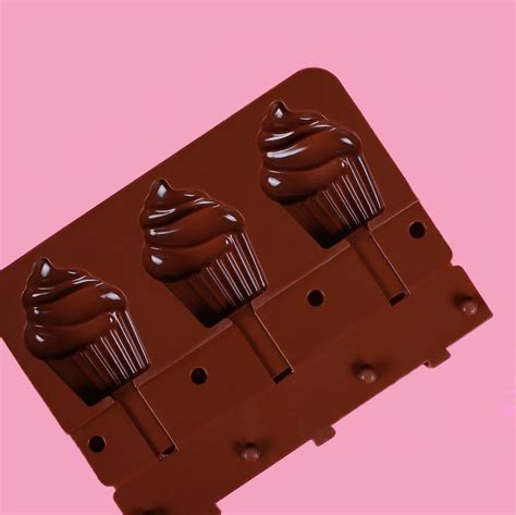 Coat a silicone popsicle mold with chocolate and place in the . Cake Pops Recipe Using Silicone Mould : Silicone Cake Pops ...