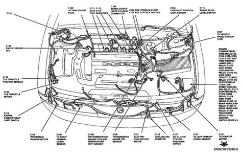 Wiring color codes and descriptions. 2000 Mercury Sable Engine Diagram