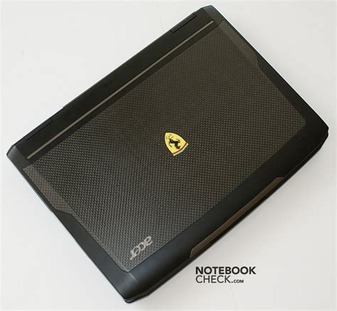 The sleek style of the ferrari 1000. Recenzja Acer Ferrari 1100 - Notebookcheck.pl