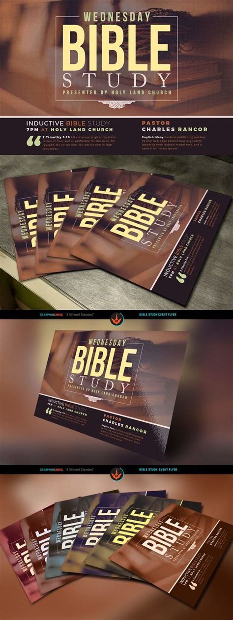 Maybe you would like to learn more about one of these? Bible Study Flyer Template. Flyer Templates. $9.00 | Bible ...