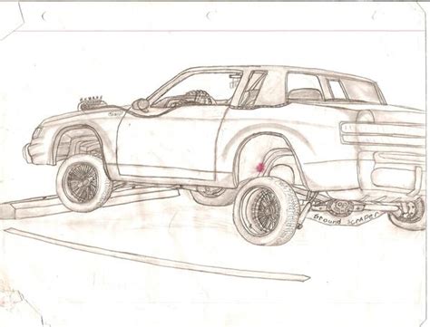 Pickup trucks are handy to have around, and fun to learn to draw. Oldsmobile Cutlass Lowrider by jmielke on DeviantArt