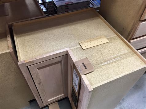 If you have particle board or laminate cabinets, then you will not be able to refinish the cabinets to look like natural wood. Somehow it all came together: Upper kitchen cabinet build