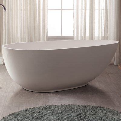 Here are some deep bathtubs for small bathrooms that perhaps help you in choosing a great one and for more go to bellabathrooms. Avanity VersaStone 67" H x 34" W Soaking Bathtub | Soaking ...