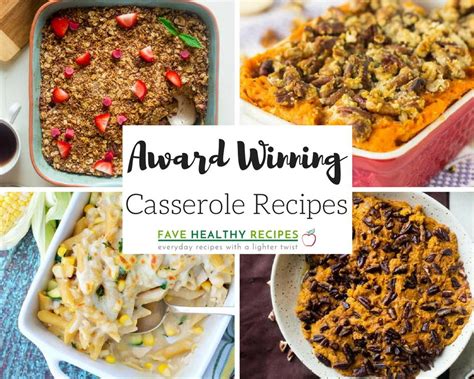 Since those aren't always kitchen staples for everyone, we decided to make our recipe more accessible by. 30 Award Winning Casserole Recipes | FaveHealthyRecipes.com