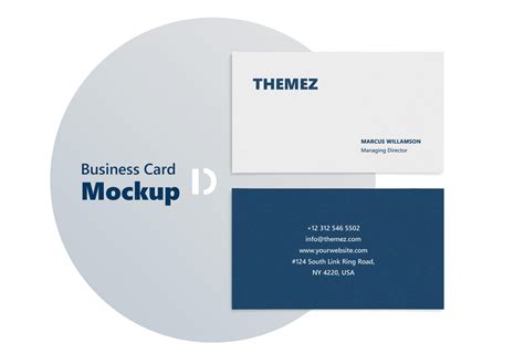 Free photoshop graphic designer business card template. Business Card Mockup Free Download 2020 - Daily Mockup