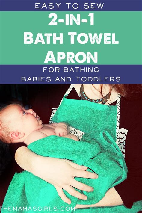 Fortunately, you could also make your own bath towel apron at home, saving yourself a bundle in the bargain. Homemade Bath Towel Apron | Baby sewing, Towel apron, Baby ...
