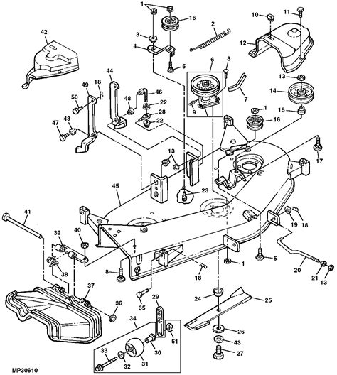 In 1837 he built the first steel plow, using steel from an old sawmill blade. AM119316 John Deere Mower Deck :: AVS.Parts