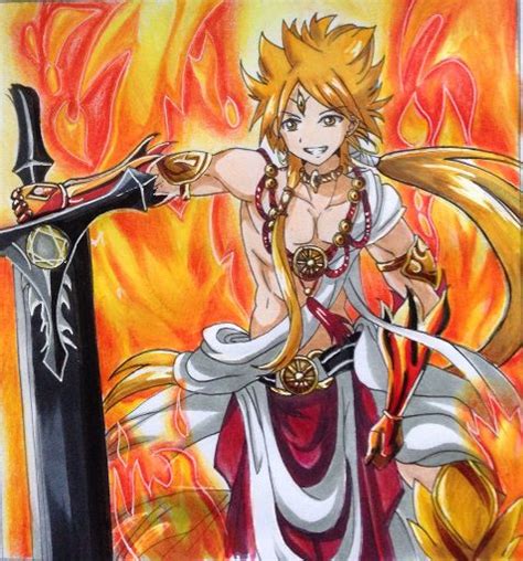 Find this pin and more on magi djinns, king vessels and household members by sruthi nair. Drawing of Alibaba Djinn Equip | Anime Amino