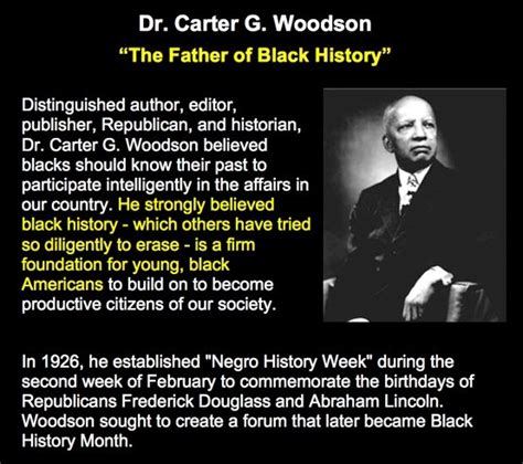 Woodson was an african american writer and historian known as the 'father of black history.' he penned the influential book 'the woodson established the scholarly publication journal of negro history in 1916, and to help teachers with african american studies, he created the negro. 25 best Carter G. Woodson images on Pinterest | African ...