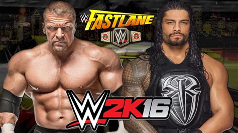 This is triple h vs. Triple H vs Roman Reigns: WWE Championship Match - YouTube
