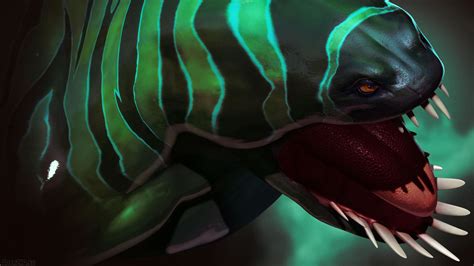 The game is a sequel to defense of the ancients (dota). Wallpaper : illustration, green, underwater, Dota 2 ...