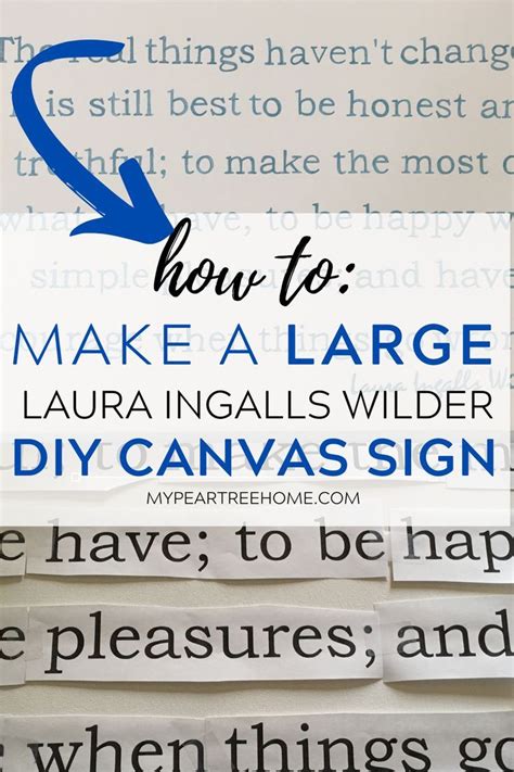 Enjoy free shipping on most stuff, even big stuff. How to Put a Quote on a Large Canvas | My Pear Tree Home ...