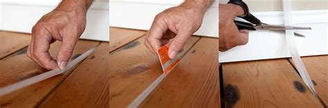 You can use a floor squeegee or a grout float for it comes in a variety of colors. Sealing floorboard gaps with StopGap, you can experience ...