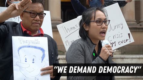 Small axe' creator and director steve mcqueen and actor shaun parkes discussed the making of the landmark protest scene in 'mangrove.'. Attending an anti-Thai government protest in Sydney - YouTube