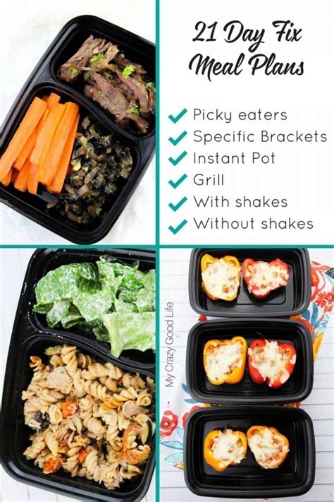 We know every family has their own tactics for dealing with their picky eater. A TON of 21 Day Fix meal plans for all of the calorie ...