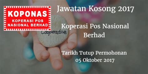 Semua permohonan hendaklah dibuat secara online dengan. Jawatan Kosong Koperasi Pos Nasional Berhad 05 Oktober ...