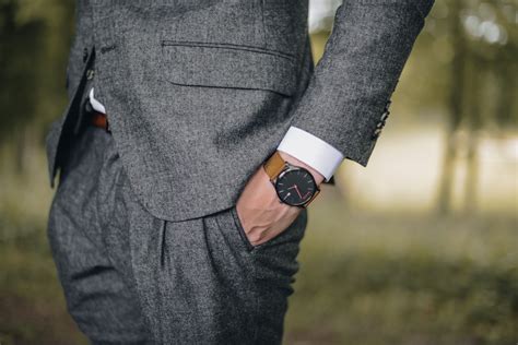 Man Wearing Watch With Hand on Pocket · Free Stock Photo
