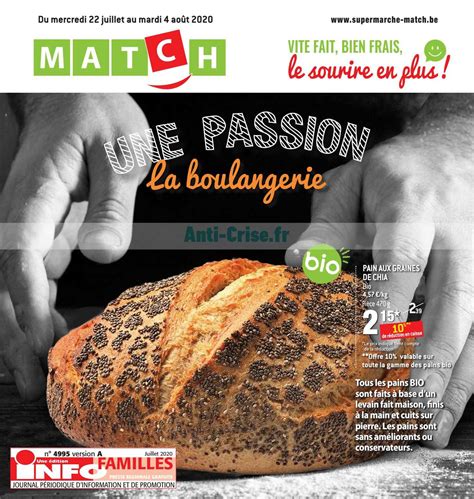 Match / franprix (espace pour une photo de la façade de match et une de. MATCH BELGIQUE : le nouveau catalogue du 22 juillet au 04 ...