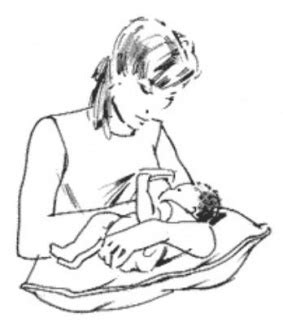 So when you are lifting your child, place one hand right under your baby's neck while breastfeeding whether you are sitting on a bed, a chair or a couch, the first step is to make yourself very comfortable. A New Mother's Guide to Breastfeeding/What is the best way ...