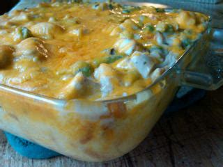 Add the broth gradually, mixing constantly to make sure there are no lumps. MyFridgeFood - Open Faced Pot Pie