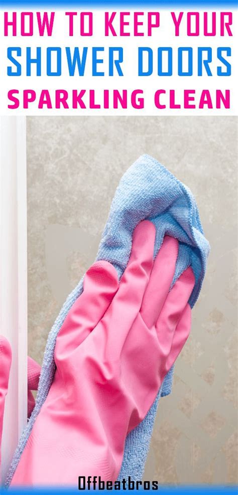 Caked with crud and gummy with black soap scum and gunk. 13 Smart Hacks to Clean Glass Shower Doors - #clean #doors ...