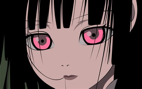 See more ideas about aesthetic anime, anime icons, anime. Jigoku Shoujo, Anime girls, Black hair, Pink eyes, Dark ...