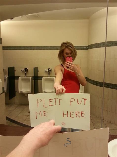 Blonde hot rack banged in the restroom. Trans woman takes selfies in men's toilets to protest ...