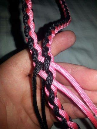 Maybe you would like to learn more about one of these? Make a 4 Strand Round Braid Paracord Leash With Hand Loop and Decorative Diamond Knot in 2020 ...
