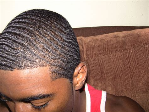 Your 360 waves black man haircut may require using a pomade on a daily basis. File:360 wave process hair waves.jpg - Wikimedia Commons