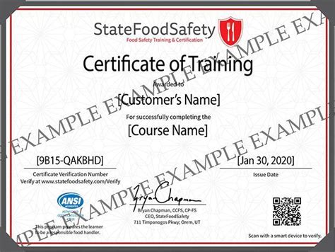 There is not a test at the end of the course. Food Handlers Card Online Training & Test ...