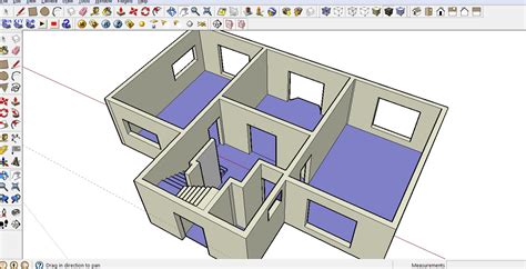 Our professional and experienced team can deliver you a wonderful 3d model of your future dream home based on the floor plan. Sketchup house plan - Familie hjørne