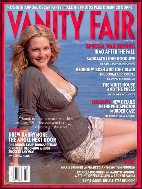 Drew Barrymore, Vanity Fair cover, june 2003 | Vanity fair covers, Vanity fair magazine, Vanity fair