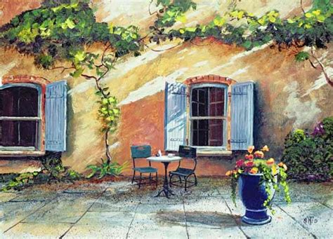 Voordeurluifel binnen luiken witte kozijnen vensterluiken houten luiken ramen met luiken luiken buitenzonwering. Trevor Neal todas las impresiones artísticas y pinturas en ...