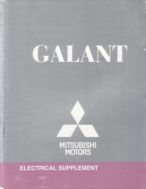 2004 mitsubishi galant 2 4 serpentine belt diagram. 2010 Mitsubishi Galant Wiring Diagram Manual Original