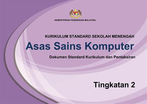 Dpk2.0 asas sains komputer tkt 1. Nota Ask Tingkatan 2