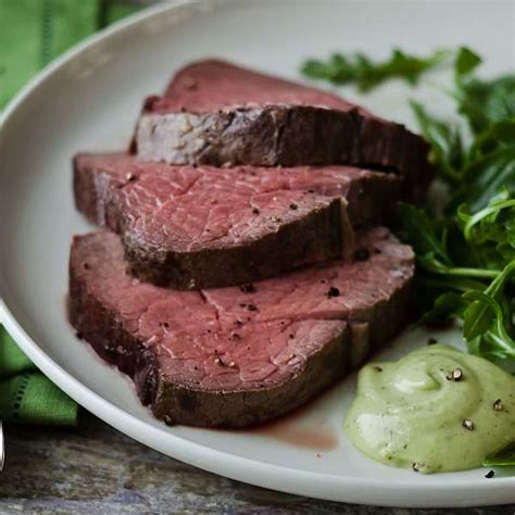 Now your tenderloin should be large enough to cut 1 1/2 inch steaks. Beef Tenderloin Ina Garten - Place tenderloin onto lengths ...