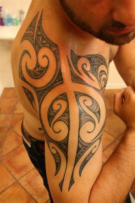 #shoulder tattoos #small tattoo #black tattoos #tattoos. Shoulder Tattoos For Men - Designs on Shoulder for Guys