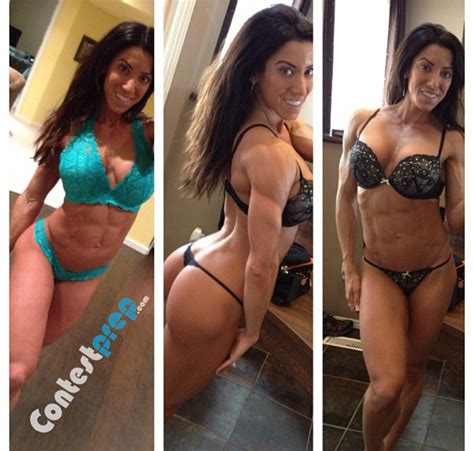 Abs, glutes, hamstrings, overall physique, quads. Julie Coram Bonnett